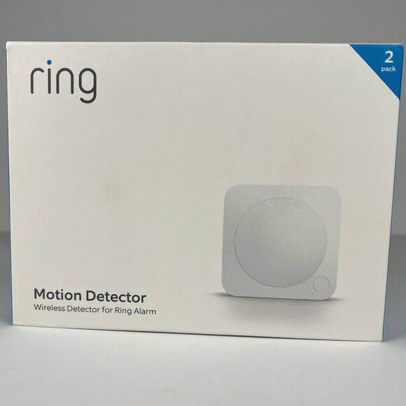 NEW (2 Pack) Ring Alarm Motion Wireless Detector [2nd Gen] White - Picture 1 of 8